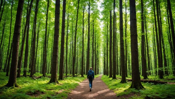 Découvrez les bienfaits apaisants du bain de forêt
