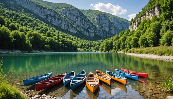 Explorez les meilleures locations de canoë en ardèche !